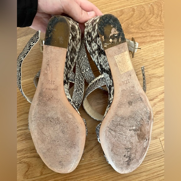 Gorgeous Jimmy Choo Snakeskin Wedge Heels - Picture 3 of 3